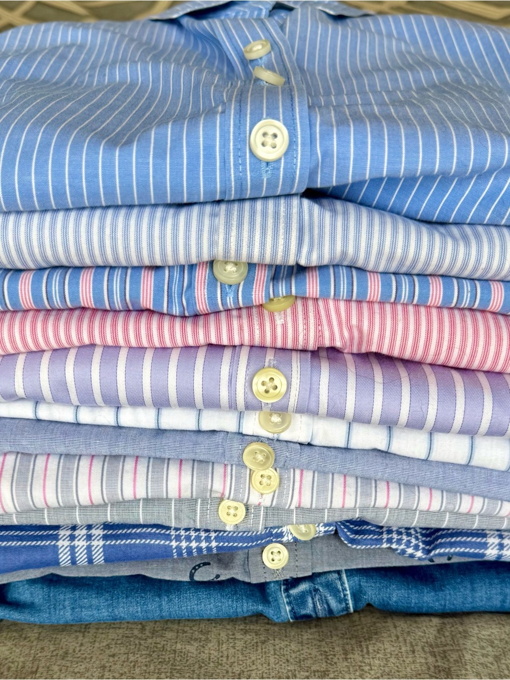 Banana Republic Petite Button-Down Shirt Bundle (PXS, 0P, 00P) - Picture 5 of 16